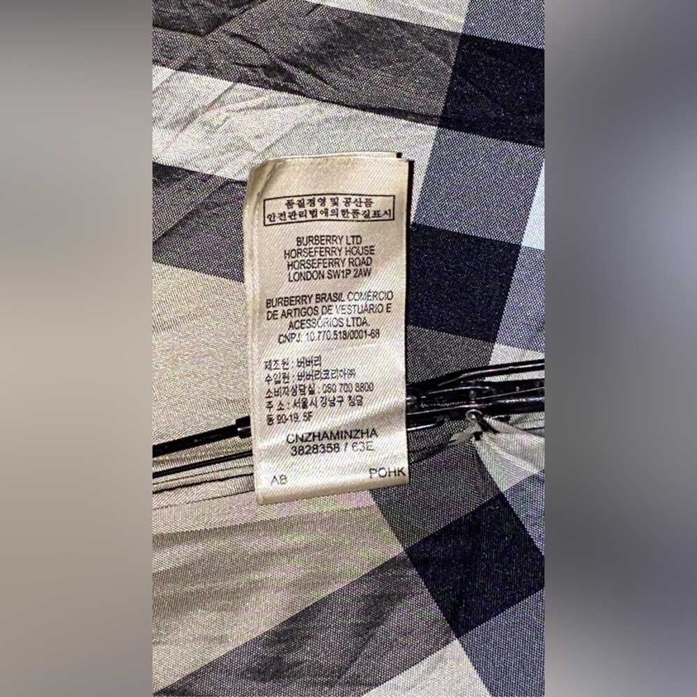 Burberry Umbrella W/ Automatic Button - image 4